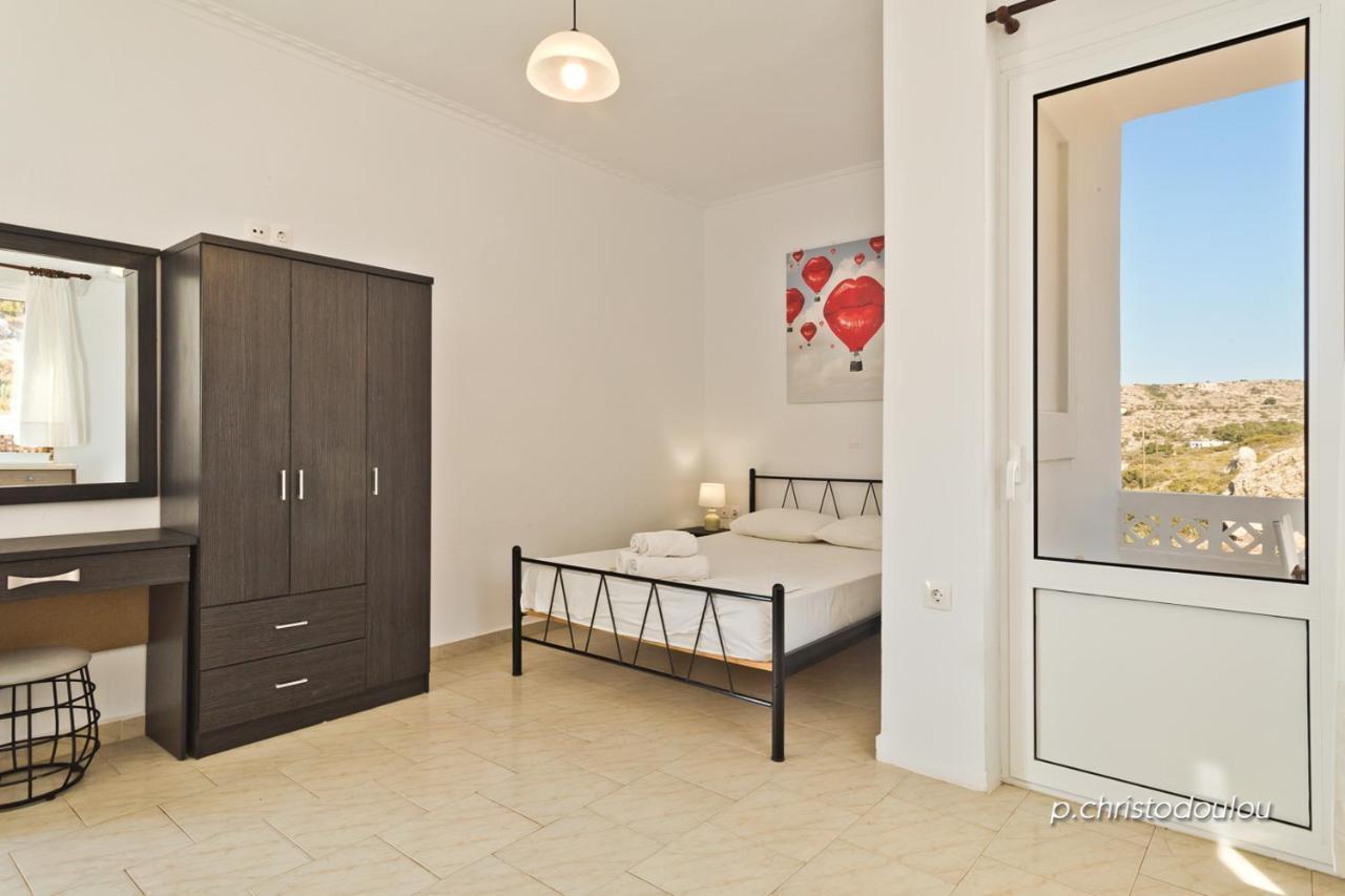 Albatros Studios & Apartments Lefkos  Bagian luar foto
